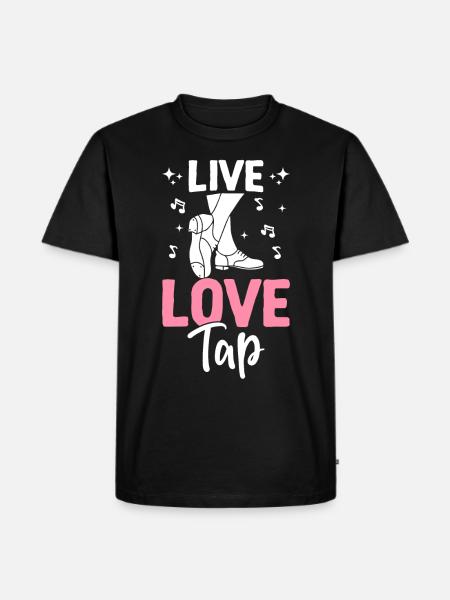 Dance Tap Dancer - Men's Premium Organic T-Shirt - black
