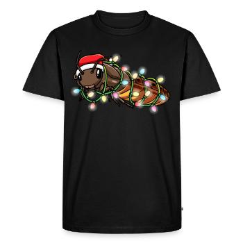 Madagascar Hissing Cockroach Christmas Insect - Men's Premium Organic T-Shirt - black - Front - Nico (187cm)