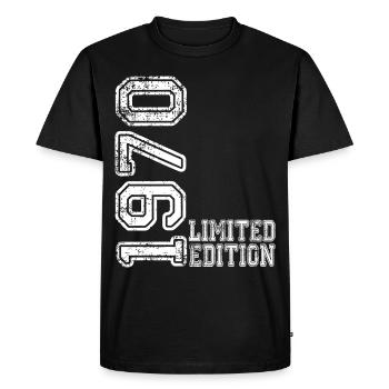 Édition limitée 1970 - T-shirt Premium bio Homme - noir - Devant - Nico (187cm)