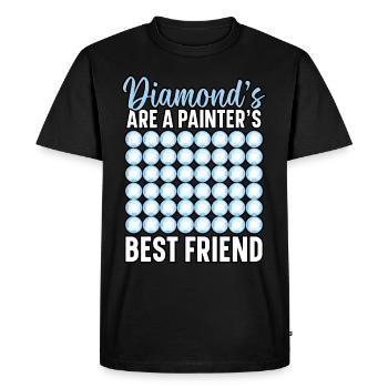 Diamond painting hand tools diamond painter - Men's Premium Organic T-Shirt - black - Front - Nico (187cm)