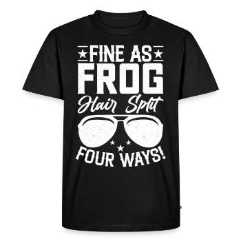 Funny Southern slang - Men's Premium Organic T-Shirt - black - Front - Nico (187cm)