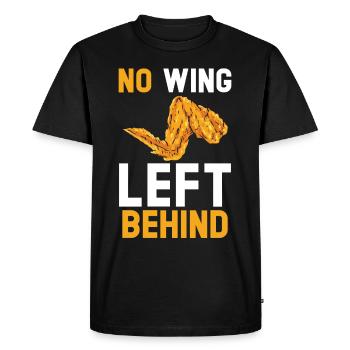 Buffalo Wings Foodie Cuisine Américaine Poulet - T-shirt Premium bio Homme - noir - Devant - Nico (187cm)