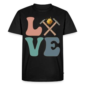 Orfèvre Orfèvre Art Fabricant de bijoux - T-shirt Premium bio Homme - noir - Devant - Nico (187cm)