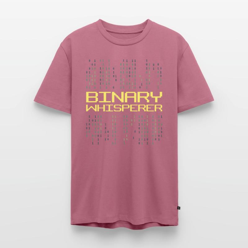 Binary Whisperer Funny Programming Coding Quote Männer Premium Bio T-Shirt