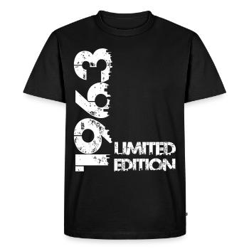Édition limitée 1963 - T-shirt Premium bio Homme - noir - Devant - Nico (187cm)