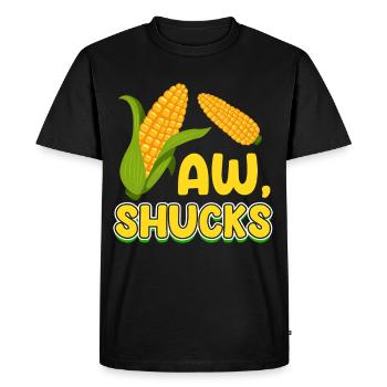 Aw, écaille le maïs Cultures racines agricoles - T-shirt Premium bio Homme - noir - Devant - Nico (187cm)