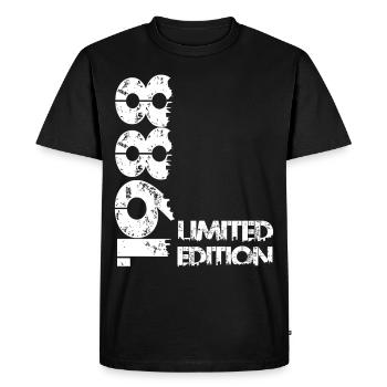 Édition limitée 1988 - T-shirt Premium bio Homme - noir - Devant - Nico (187cm)