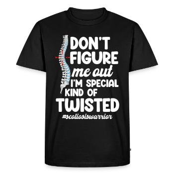 Don't find out that I'm a special kind of - Men's Premium Organic T-Shirt - black - Front - Nico (187cm)