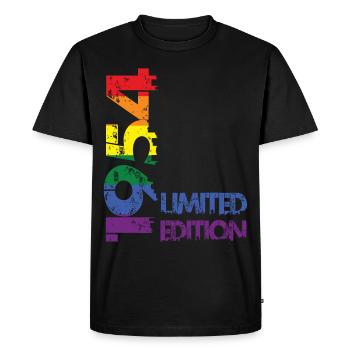 Édition limitée 1954 - T-shirt Premium bio Homme - noir - Devant - Nico (187cm)