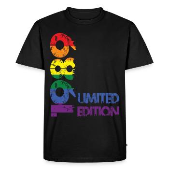 Édition limitée 1989 - T-shirt Premium bio Homme - noir - Devant - Nico (187cm)