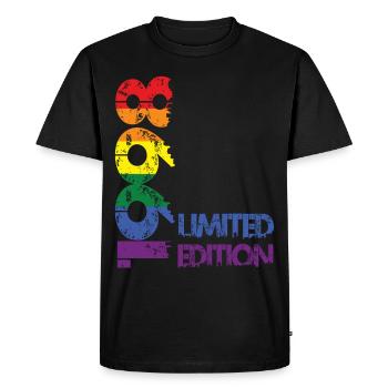 Édition limitée 1998 - T-shirt Premium bio Homme - noir - Devant - Nico (187cm)