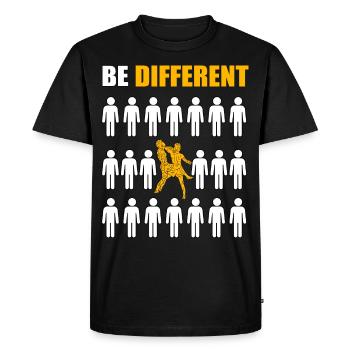 être différent Muay Thai - T-shirt Premium bio Homme - noir - Devant - Nico (187cm)