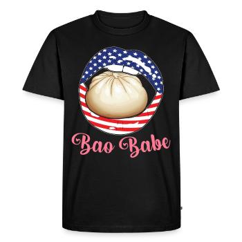 Dim Sum Bun Cuisine Chinoise - T-shirt Premium bio Homme - noir - Devant - Nico (187cm)