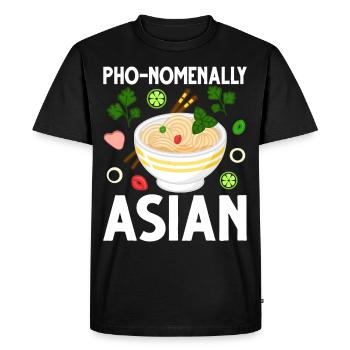 Vietnamese Noodle Soup Asian Food - Men's Premium Organic T-Shirt - black - Front - Nico (187cm)