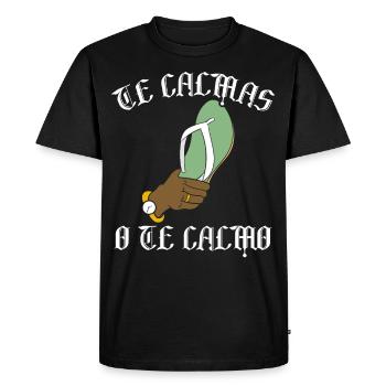 Hispanique Latino-Américain Mexicain - T-shirt Premium bio Homme - noir - Devant - Nico (187cm)