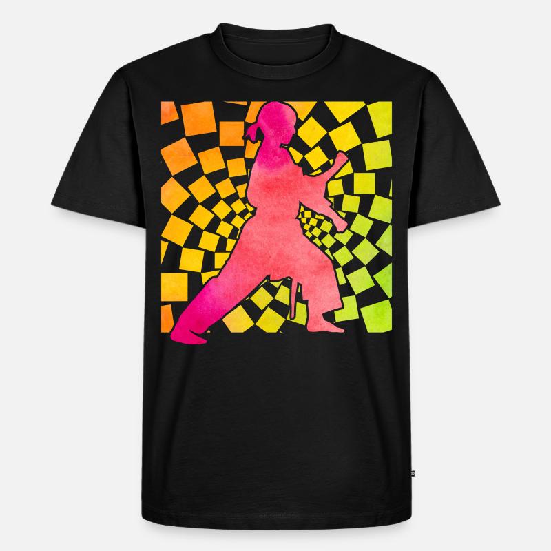 Wing Chun - Männer Premium Bio T-Shirt - Schwarz