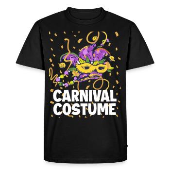 Karneval - Männer Premium Bio T-Shirt - Schwarz - Vorne - Nico (187cm)