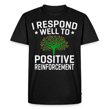 Drôle de psychologie psychologie - T-shirt Premium bio Homme - noir - Devant - Nico (187cm)