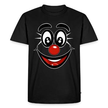 Carnaval des clowns - T-shirt Premium bio Homme - noir - Devant - Nico (187cm)