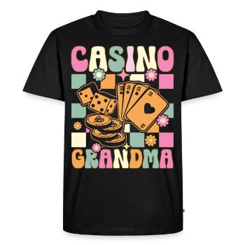 Groovy Slot Machine Casino Lovers Jeux d’argent - T-shirt Premium bio Homme - noir - Devant - Nico (187cm)