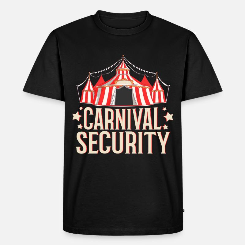 Sécurité du carnaval - T-shirt Premium bio Homme - noir