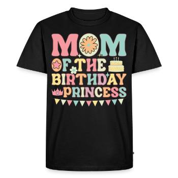 Drôle de maman chanteuse de karaoké - T-shirt Premium bio Homme - noir - Devant - Nico (187cm)