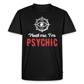 Je savais que vous aviez cette carte du ciel « Je suis » - T-shirt Premium bio Homme - noir - Devant - Nico (187cm)