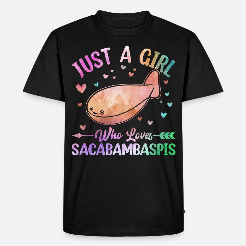 Fisch Meme - Männer Premium Bio T-Shirt - Schwarz