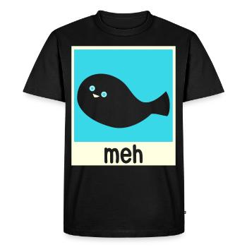 Drôle de poisson Sacabambaspi Meme - T-shirt Premium bio Homme - noir - Devant - Nico (187cm)