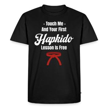 Le Hapkido est plus qu’un passe-temps, c’est un - T-shirt Premium bio Homme - noir - Devant - Nico (187cm)