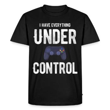 I've got everything under control Funny - Men's Premium Organic T-Shirt - black - Front - Nico (187cm)