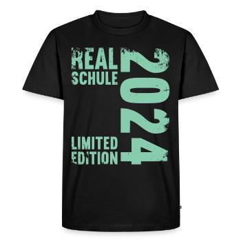 Lycée Jeunes Filles Lycée 2024 - T-shirt Premium bio Homme - noir - Devant - Nico (187cm)