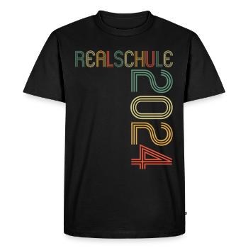 Lycée Jeunes Filles Lycée 2024 - T-shirt Premium bio Homme - noir - Devant - Nico (187cm)