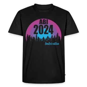 Abitur Jeunes Filles Abi Abitur 2024 - T-shirt Premium bio Homme - noir - Devant - Nico (187cm)