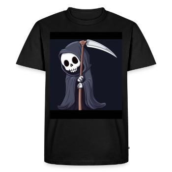 The Grim Reaper - Men's Premium Organic T-Shirt - black - Front - Nico (187cm)