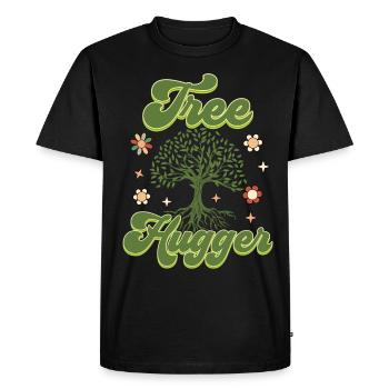 Environnementaliste, amoureux de la nature - T-shirt Premium bio Homme - noir - Devant - Nico (187cm)