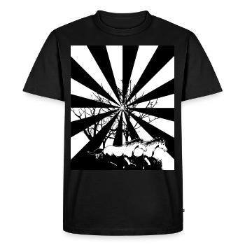 Fantasy Chevaux Sauvages Cheval Chevaux Poney - T-shirt Premium bio Homme - noir - Devant - Nico (187cm)