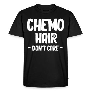 Les cheveux chimiochimiques ne se soucient pas des radiations - T-shirt Premium bio Homme - noir - Devant - Nico (187cm)