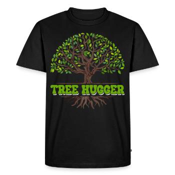 Environnementaliste, amoureux de la nature - T-shirt Premium bio Homme - noir - Devant - Nico (187cm)