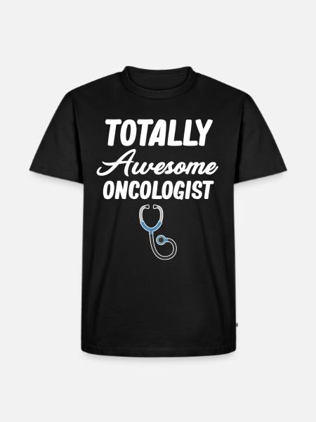 Absolutely genius oncologist chemotherapy - Men's Premium Organic T-Shirt - black