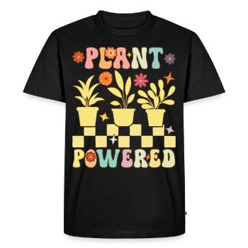 Groovy Régime à base de plantes Véganisme végétalien - T-shirt Premium bio Homme - noir - Devant - Nico (187cm)