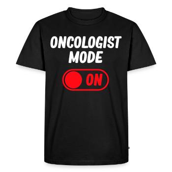 Mode oncologue sur drôle - T-shirt Premium bio Homme - noir - Devant - Nico (187cm)