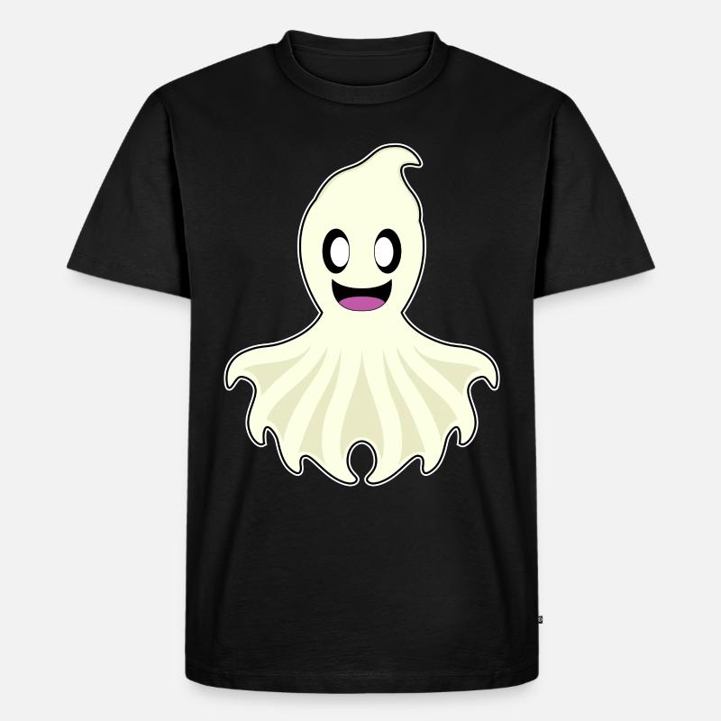 Krake Geist - Männer Premium Bio T-Shirt - Schwarz
