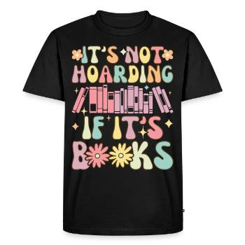 Groovy Book Reader - Men's Premium Organic T-Shirt - black - Front - Nico (187cm)