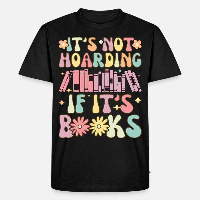 Groovy Book Reader Buch lesen - Männer Premium Bio T-Shirt - Schwarz