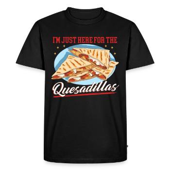 Quesadilla Quesadillas Mexicaines Cadeau - T-shirt Premium bio Homme - noir - Devant - Nico (187cm)