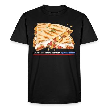 Quesadillas Quesadilla mexicaine cadeau - T-shirt Premium bio Homme - noir - Devant - Nico (187cm)
