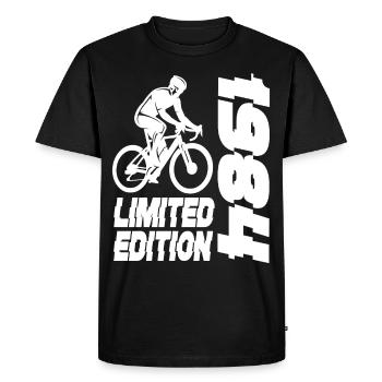 Édition limitée 1984 Vélo en édition limitée - T-shirt Premium bio Homme - noir - Devant - Nico (187cm)