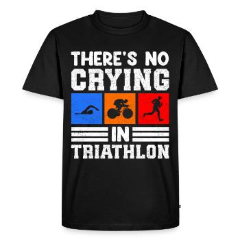 Triathlon Sports Triathlete Triathlete Gift - Men's Premium Organic T-Shirt - black - Front - Nico (187cm)