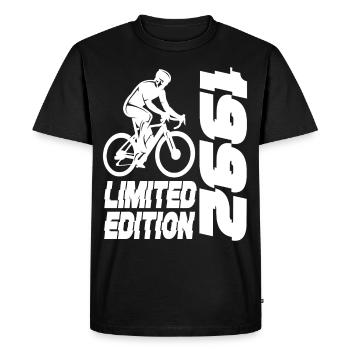 Édition limitée 1992 Vélo en édition limitée - T-shirt Premium bio Homme - noir - Devant - Nico (187cm)